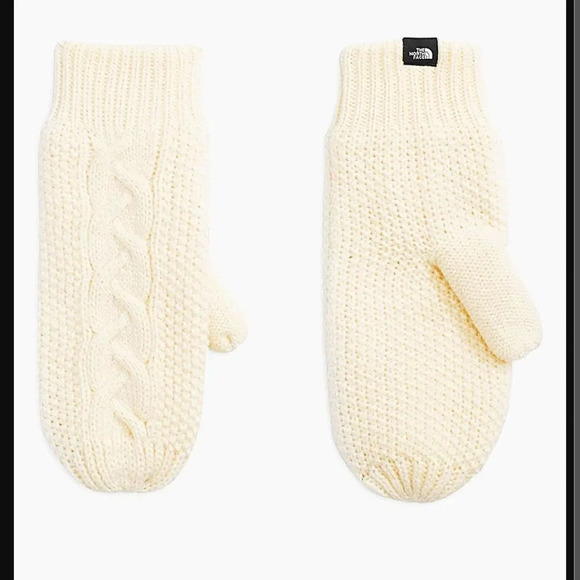Women's The North Face Cable Minnasoft knit-fleece liner Mittens sz Medi… - Picture 9 of 10